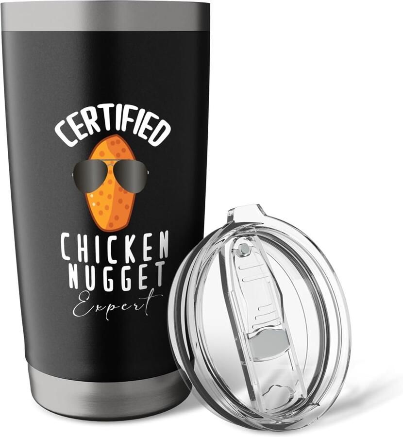Chicken Nugget Memes Thermosbeker dubbelwandig roestvrij staal