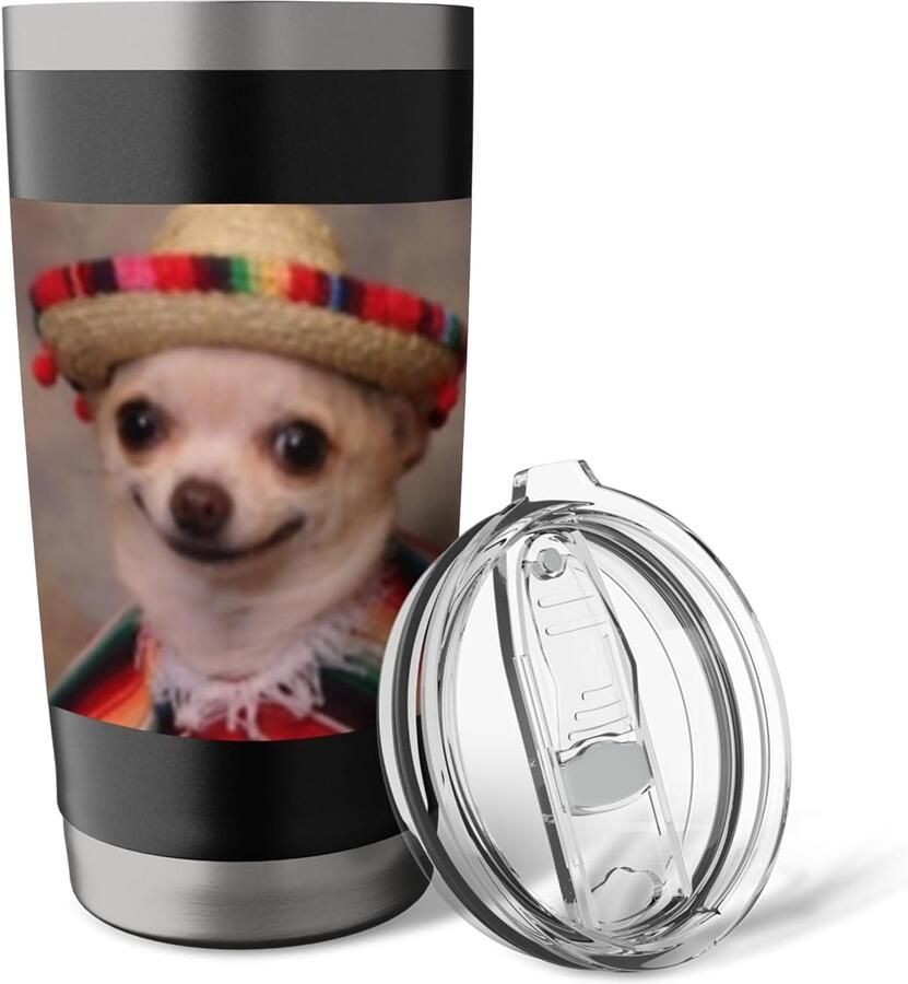Chihuahua met Sombrero Thermobeker