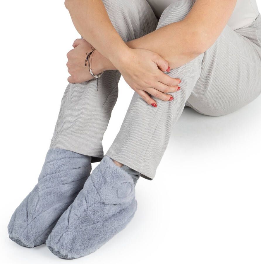 Chillaxy magnetron sloffen Verwarmde pantoffels Warme voeten Verwarmde sloffen One Size Fits All Lavendel