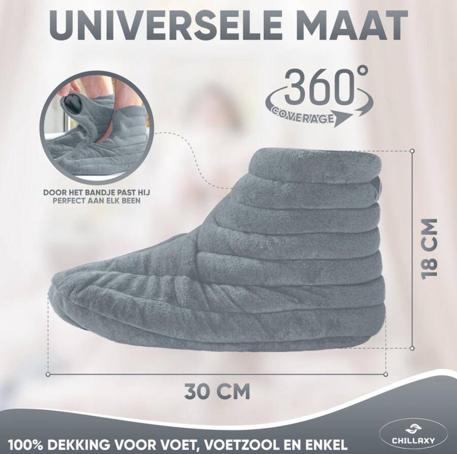 Chillaxy Magnetron sloffen Verwarmde pantoffels Warme voeten Verwarmde sloffen One Size Fits All Lavendel
