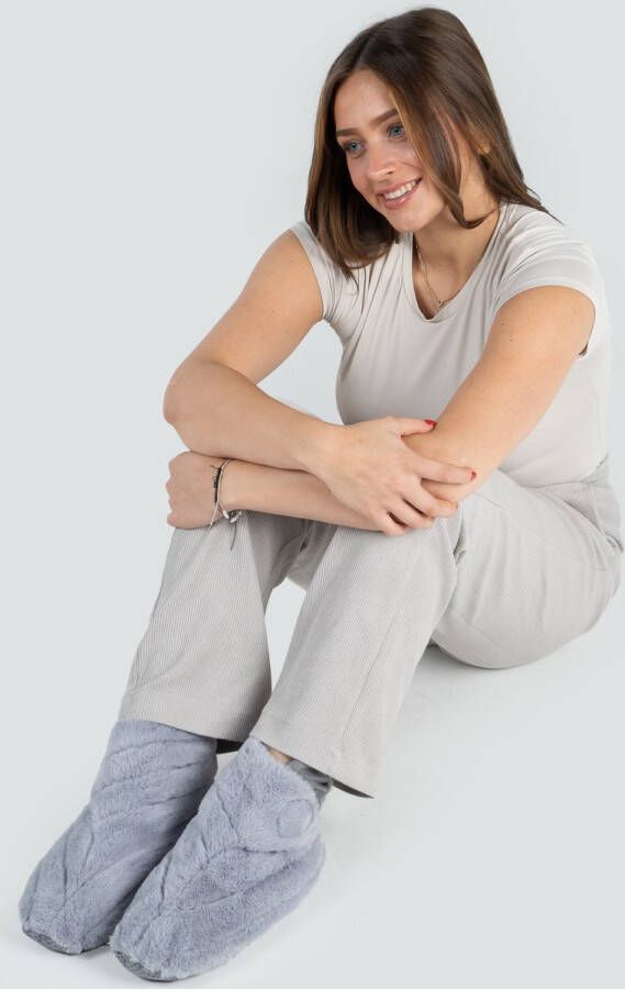 Chillaxy magnetron sloffen Verwarmde pantoffels Warme voeten Verwarmde sloffen One Size Fits All Lavendel