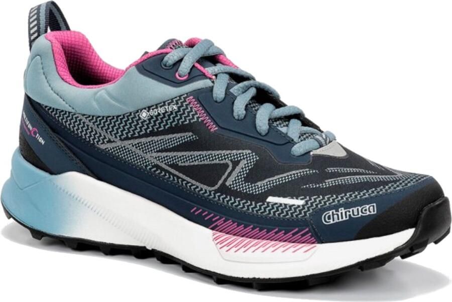 Chiruca wandelschoenen Sucre Lady 06 met Gore-tex Blauw met Roze