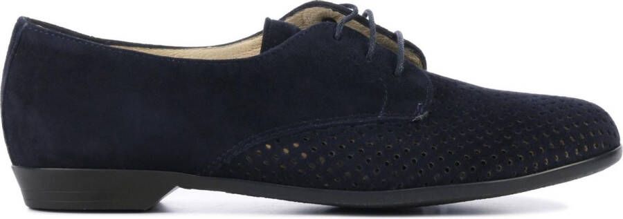 Christian Dietz Vrouwen Suède Veterschoenen Damesschoenen 2860211 Blauw