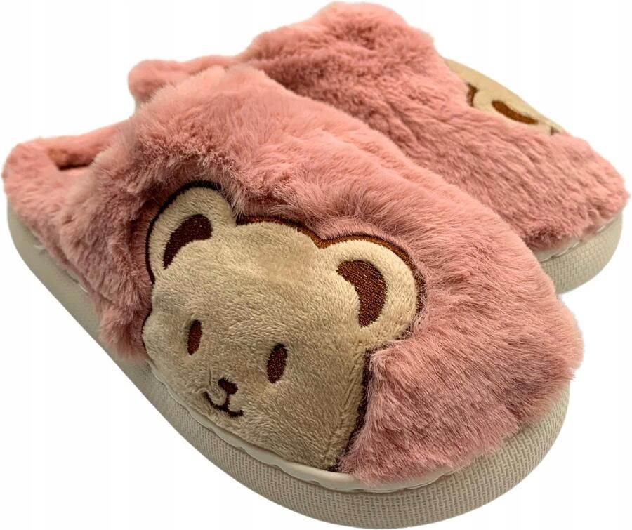 Chung shi Dames & Kinderen Pantoffels Beer Warm & Zacht