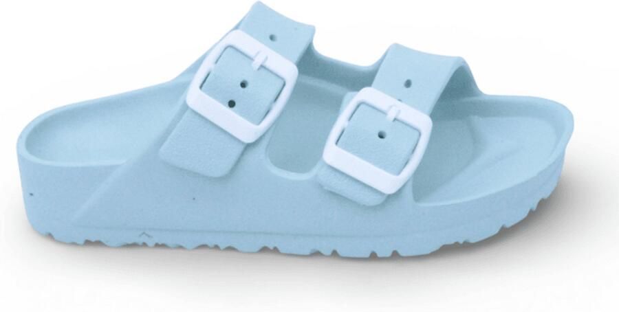 Cienta Uni Badslipper Aqua Blauw
