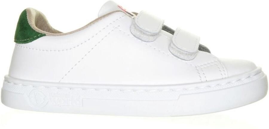 Cienta Wit Leder Velcro