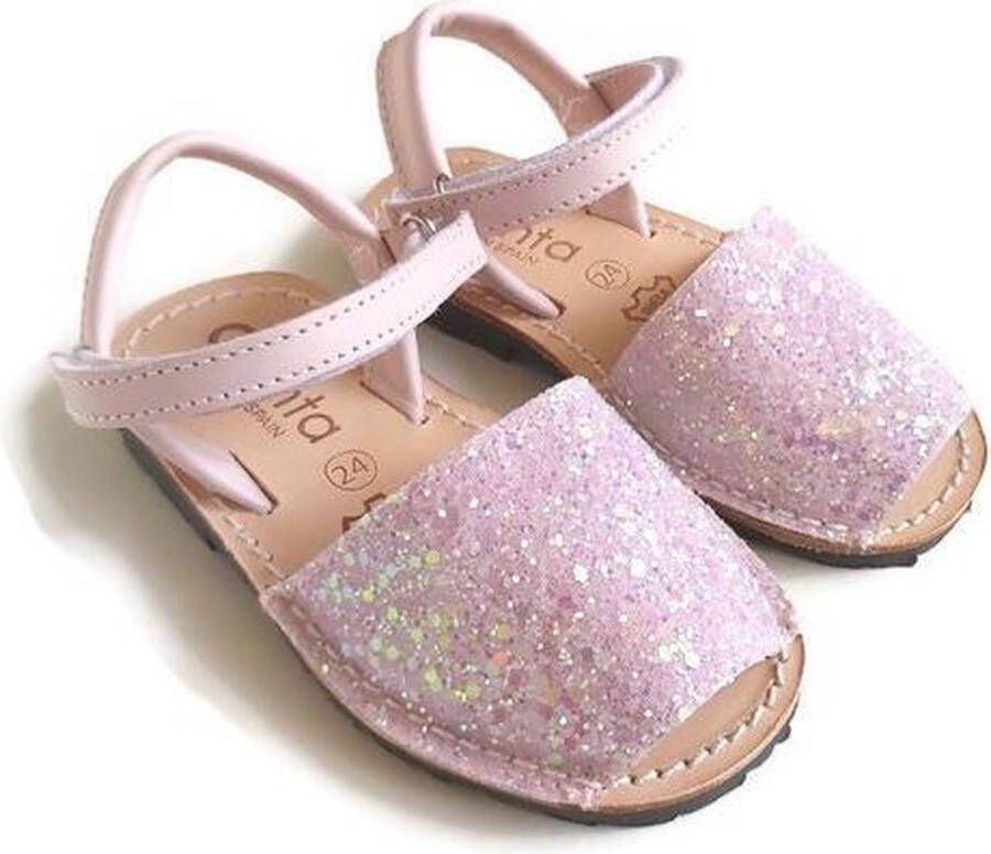 Cienta kinderschoen sandaal glitter roze - Foto 1