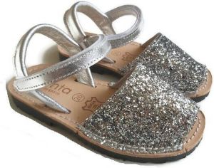 Cienta kinderschoen sandaal glitter zilver