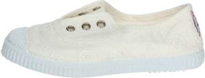 Cienta Sneaker Wit Gebloemd WIT