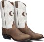 City Western Milkeyway Women Cowboylaarzen Western Laarzen Dames Bruin - Thumbnail 1