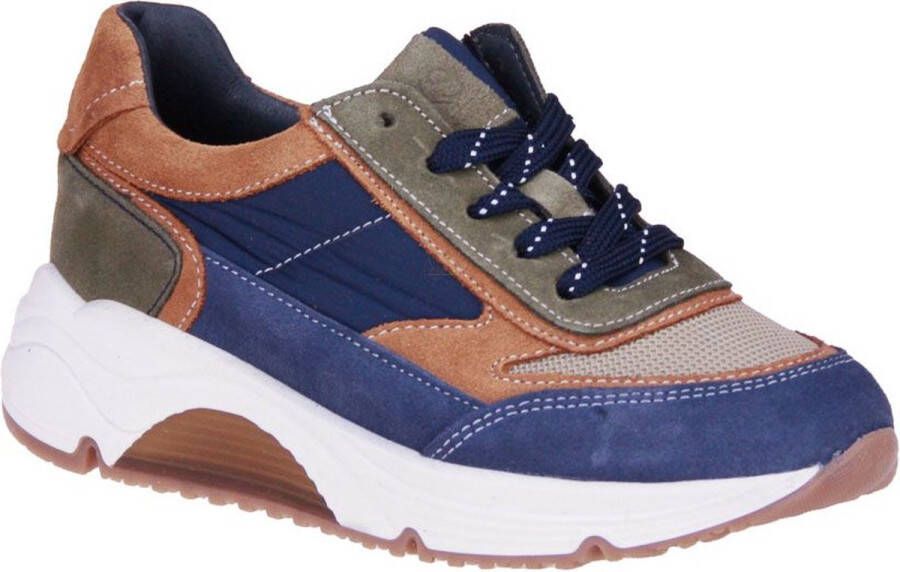 CKS Crazy Cognac-Blauwe Sneaker