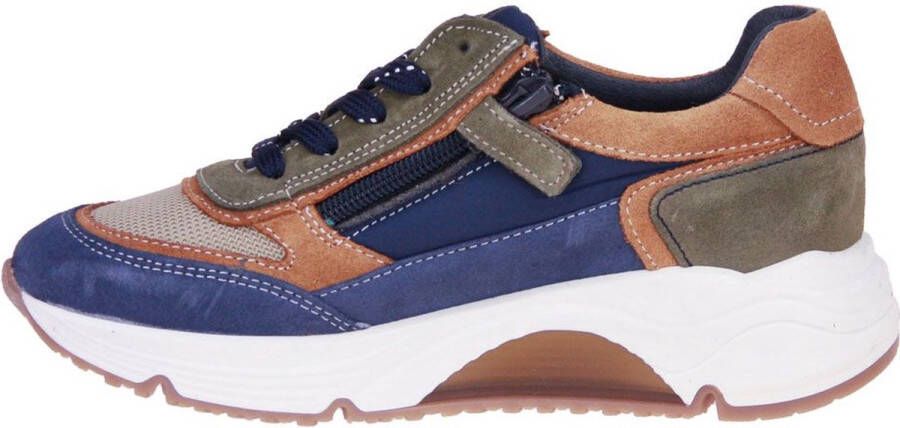 CKS Crazy Cognac-Blauwe Sneaker - Foto 2