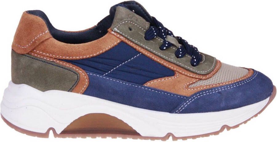 CKS Crazy Cognac-Blauwe Sneaker