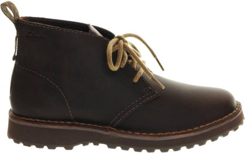 Clarcks Donkerbruine Leder Bottines