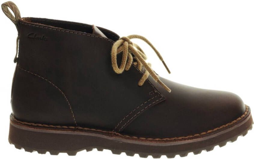 Clarcks Donkerbruine Leder Bottines