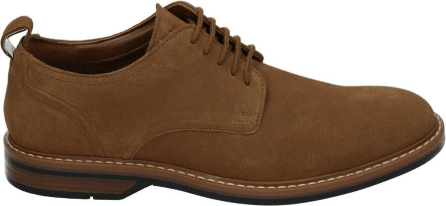 Clarks ALDWIN~LACE~~~~~~~~~~~~~~~~~~~ Vrije tijdsschoenenHeren veterschoenHeren sneakersCasual Cognac