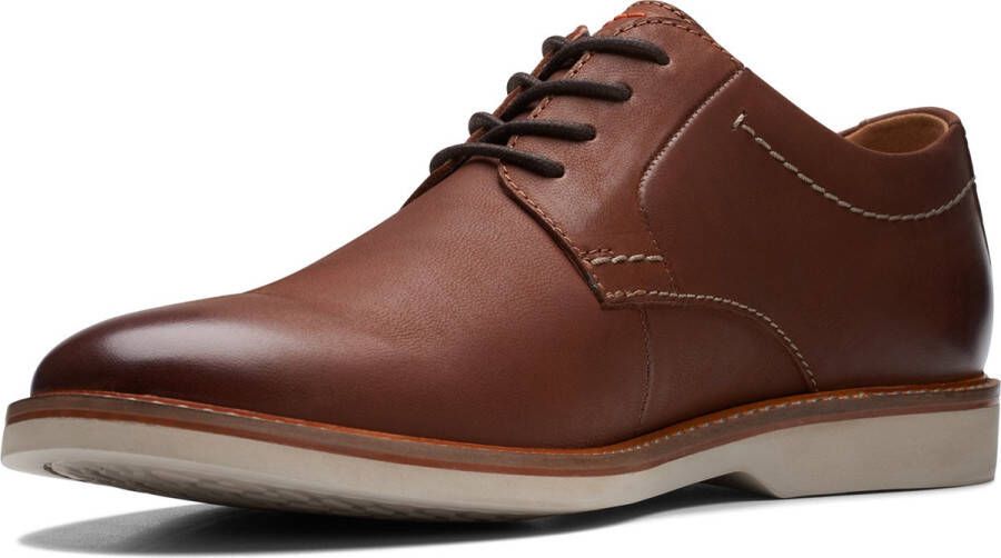 Clarks Heren Atticus LTLace G 4 dark tan lea