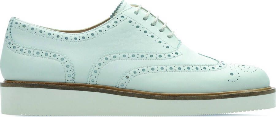 Clarks Witte Brogue Damesschoenen White Dames