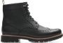 Clarks Batcombe Lord Heren Veterboot Black - Thumbnail 1