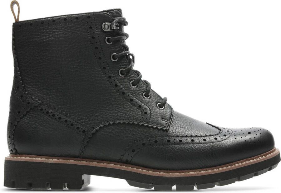 Clarks Veterlaarzen Batcombe Lord Budapester brogue zakelijke laarzen met lyrale perforatie