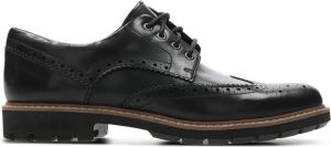 Clarks Batcombe Wing Heren Veterschoenen Black Leather