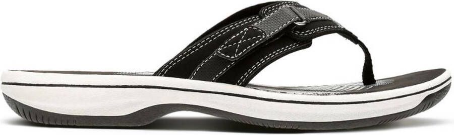 Dames Schoenen voor voor Platte schoenen voor Sandalen en teenslippers Bespaar 23% Clarks Synthetisch Vrouwen Breeze Zee Teenslippers 