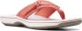 Clarks Brinkley Sea Dames Slippers Bright Coral - Thumbnail 1