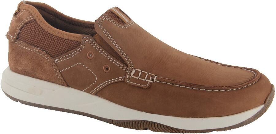 Clarks 26176975 heren instappers sportief bruin