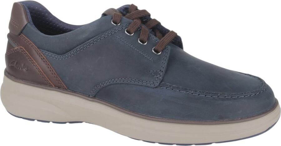 Clarks MULLAN MOC Lage sneakersVrije tijdsschoenen Heren sneakers Blauw