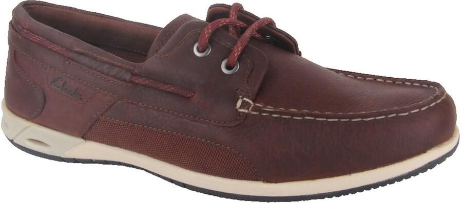 Clarks 26186197 heren veterschoenen sportief (10) bruin