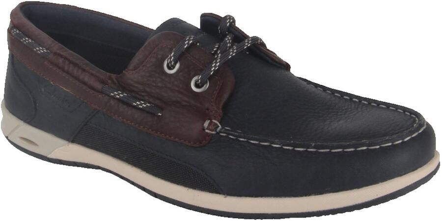 Clarks 26186198 heren veterschoenen sportief (10) blauw