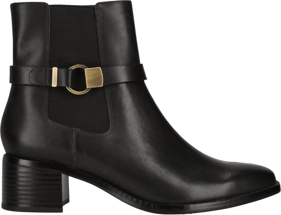 CLARKS Enkellaarsjes 'Wreen Buckle' zwart