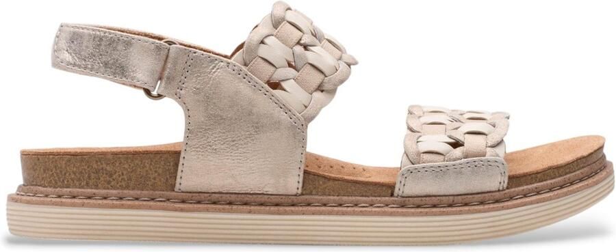 Clarks Shoes Arwell Glide Sandalen Beige Vrouw