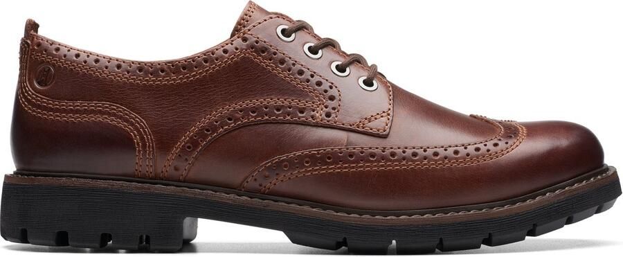 Clarks Bruine veterschoen voor heren Brown Heren