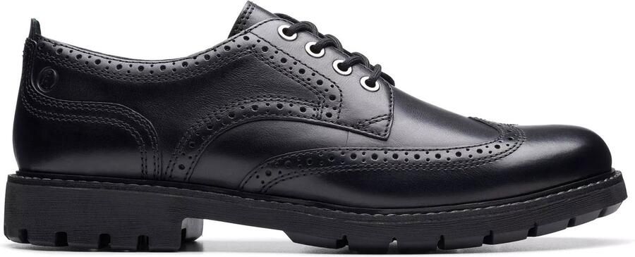 Clarks Batcombe Far heren veterschoen Zwart