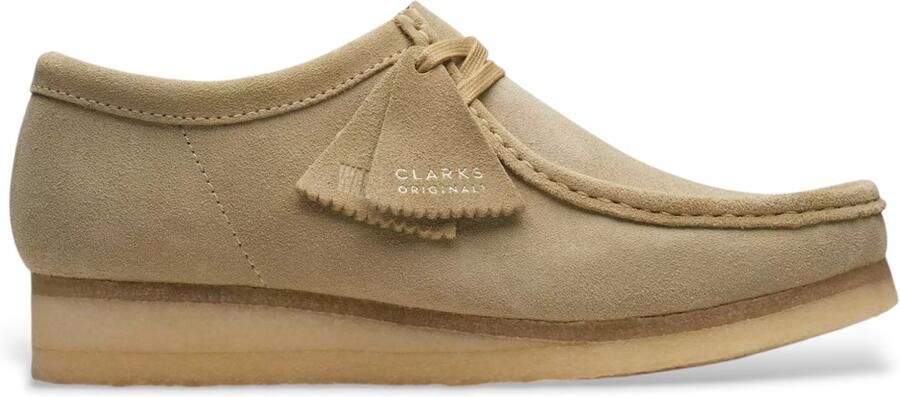 Clarks Beige suède Wallabee loafers
