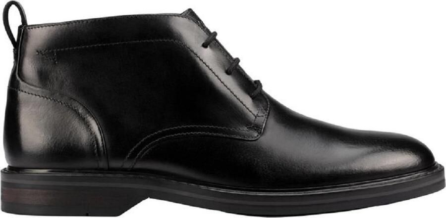 Clarks Shoes Clarks Heren Bottine Aldwin Chukka Black Leather ZWART - Foto 2
