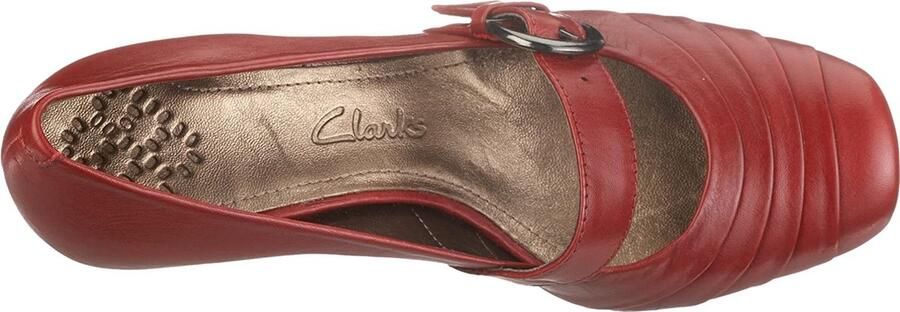Clarks Elegante Gedecoreerde Damesschoen Red Dames - Foto 4