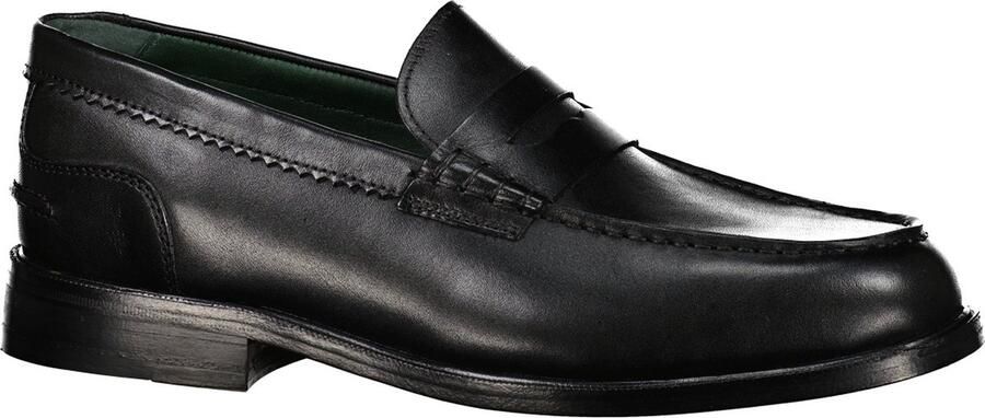 Clarks Zwarte Leren Loafers Stijlvolle Herenschoenen