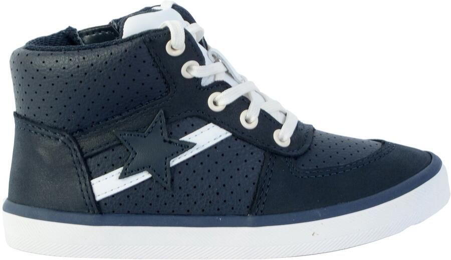 Clarks City Flake leren sportschoenen met hoge bovenkant voor kinderen