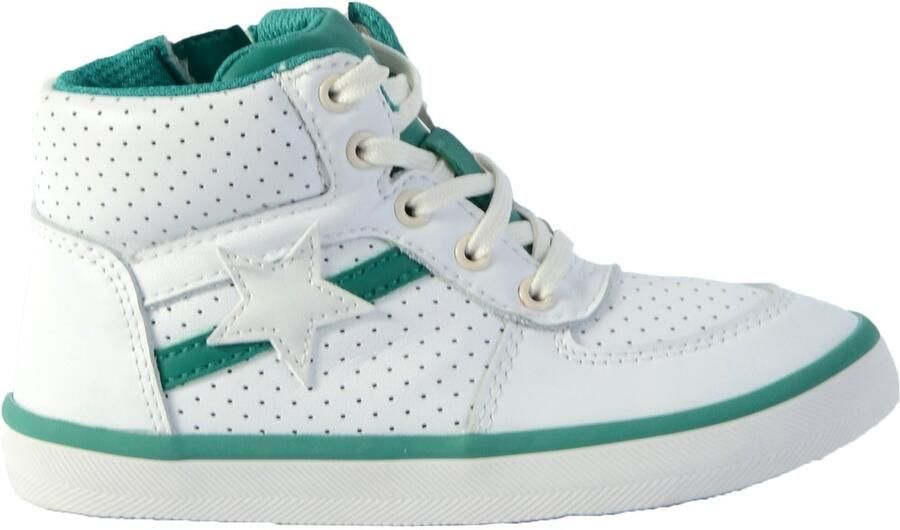 Clarks City Flake leren sportschoenen met hoge bovenkant voor kinderen