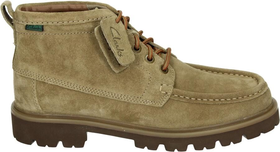 Clarks CLEYHILL HI Vrije tijd half-hoog Heren veterschoen Heren sneakers Taupe - Foto 10