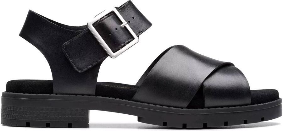 Clarks Coledale Strap dames sandaal zwart