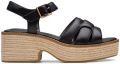 Clarks Shoes CLARKS COLEDALE STRAP 26181247 Zwart - Zwart