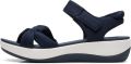 Clarks Dames Arla Shore Platte Sandalen Navy Blauw - Navy