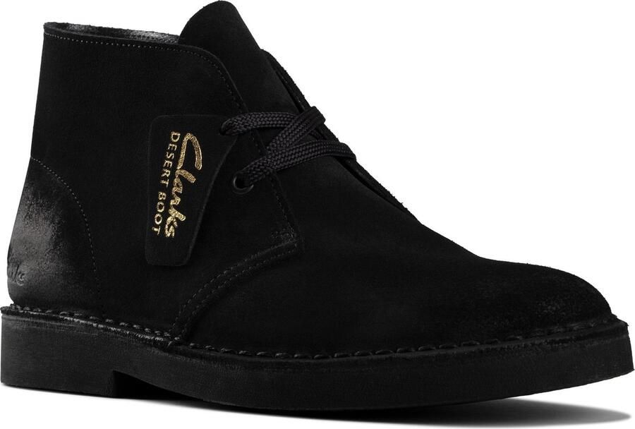 Clarks DESERT BOOT 2 Volwassenen VeterlaarzenHoge sneakersDames veterschoenenHalf-hoge schoenen Zwart - Foto 3