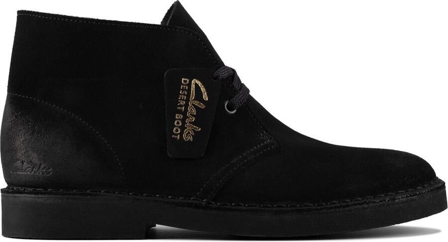 Clarks DESERT BOOT 2 Volwassenen Veterlaarzen Hoge sneakers Dames veterschoenenHalf-hoge schoenen Zwart