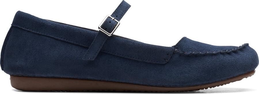 Clarks Dames Freckle Bar D 3 navy suede