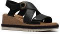Clarks Dames sandalen met hak Kidiki Sun 26185954 Zwart - Zwart