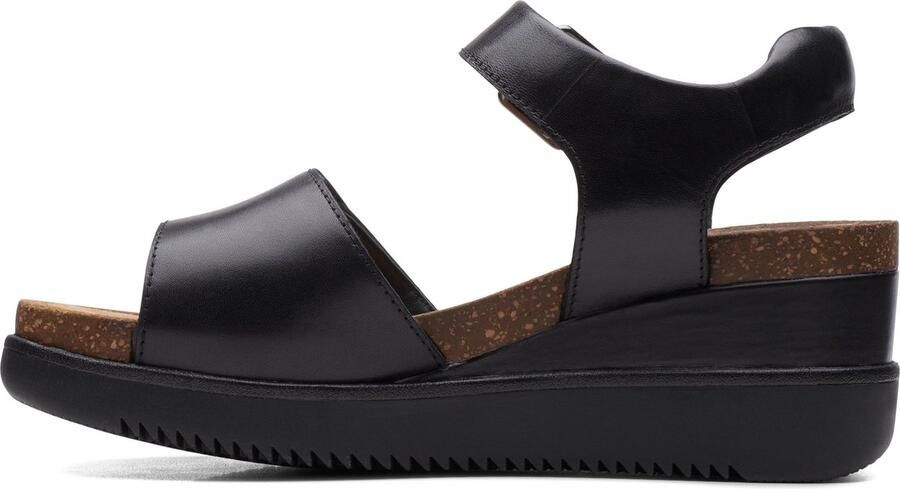 Clarks Dames schoenen Lizby Strap D black leather - Foto 7
